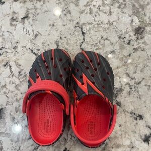 CROCS Kids Sandals - Black and Red